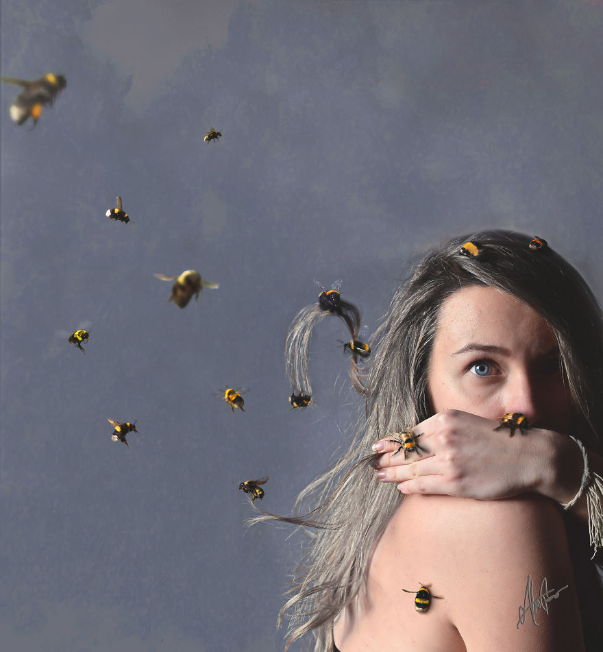 Self-Taught Artist Captures The Connection Between Humans And Nature In Self-Portraits