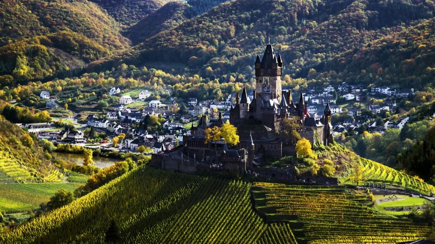 Reichsburg Cochemo- Walk Up The Exciting Path That Leads You Through The Wonderful Landscape Garden And Offers A Scenery View