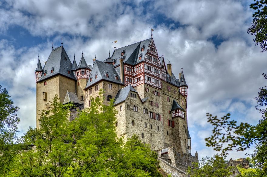 Burg Eltz- This Magnificent Medieval Castle Is Still Owned By The Family That Originally Inhabited It, Dating Back Over 33 Generations To The 12c