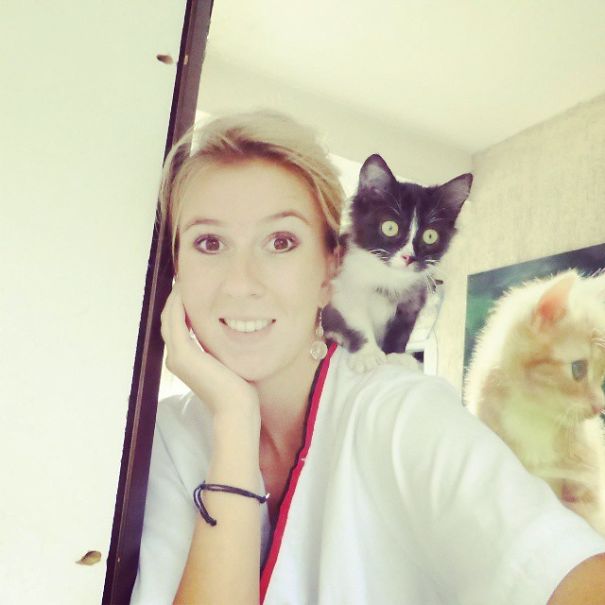 Helper During The Work