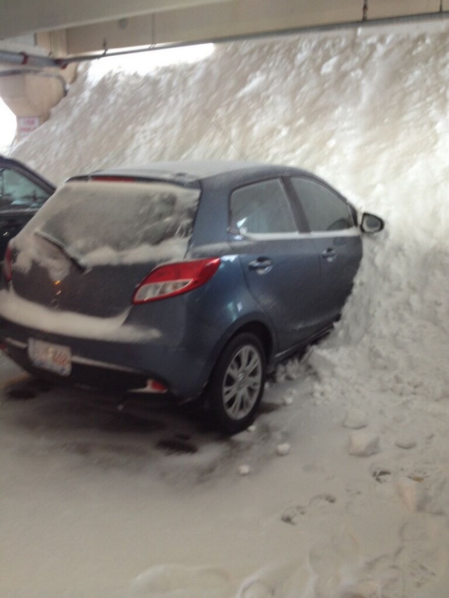 This Is What Happens When People Ignore The Safety Cones Set Up Before The Storm