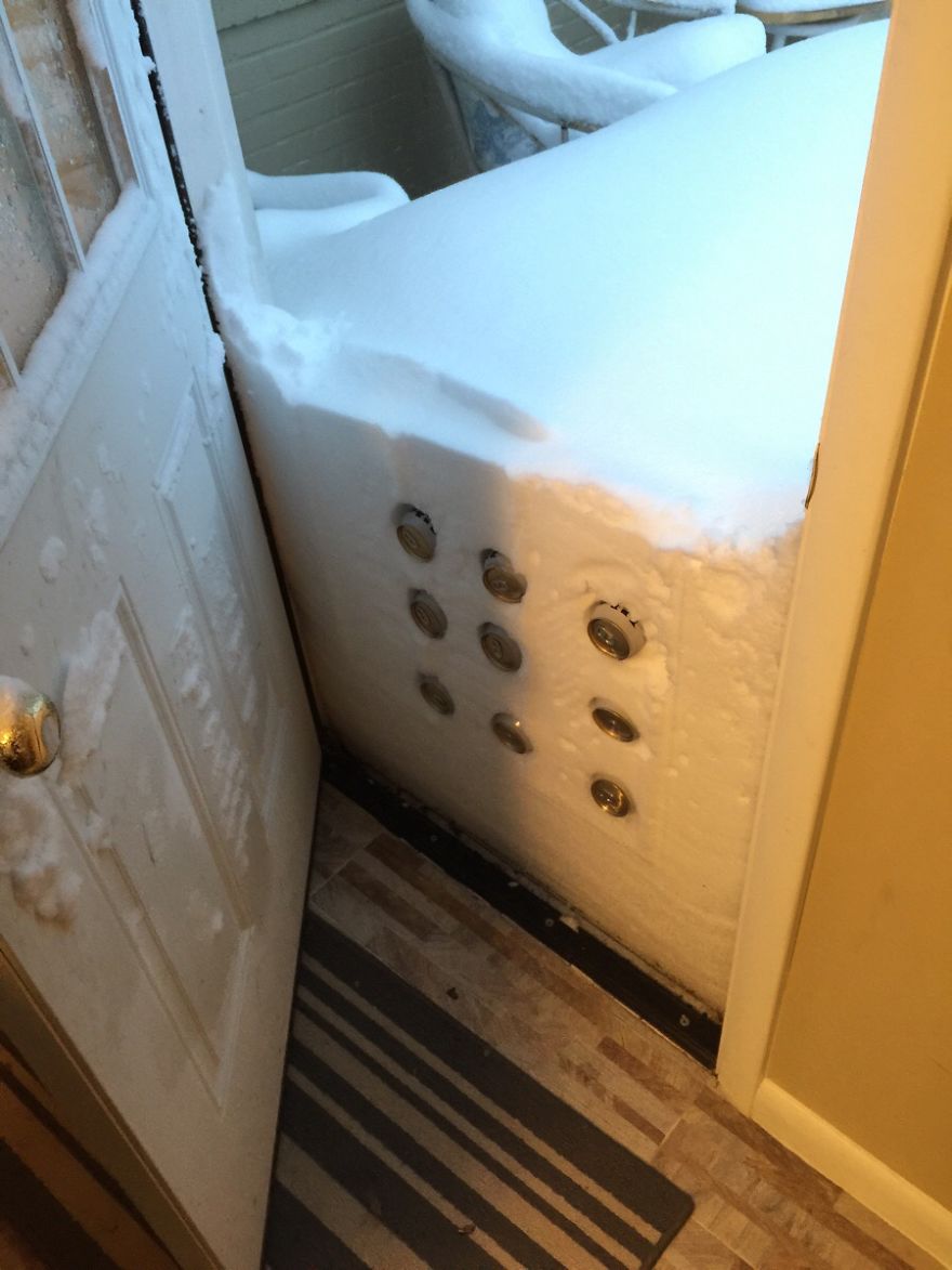 Drifts Have Reached The Door Knob
