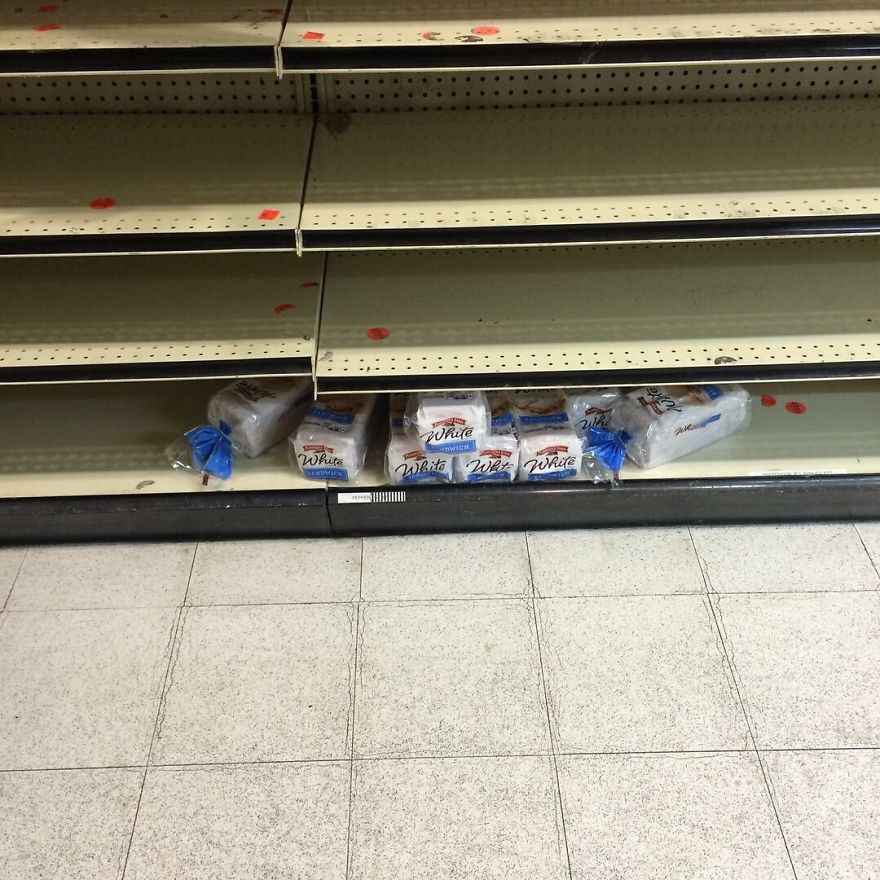 Blizzard Or Not, Brooklyn Residents Do Not Accept White Bread