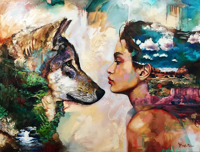 Talented 16-Year-Old Artist Turns Her Wildest Dreams Into Paintings
