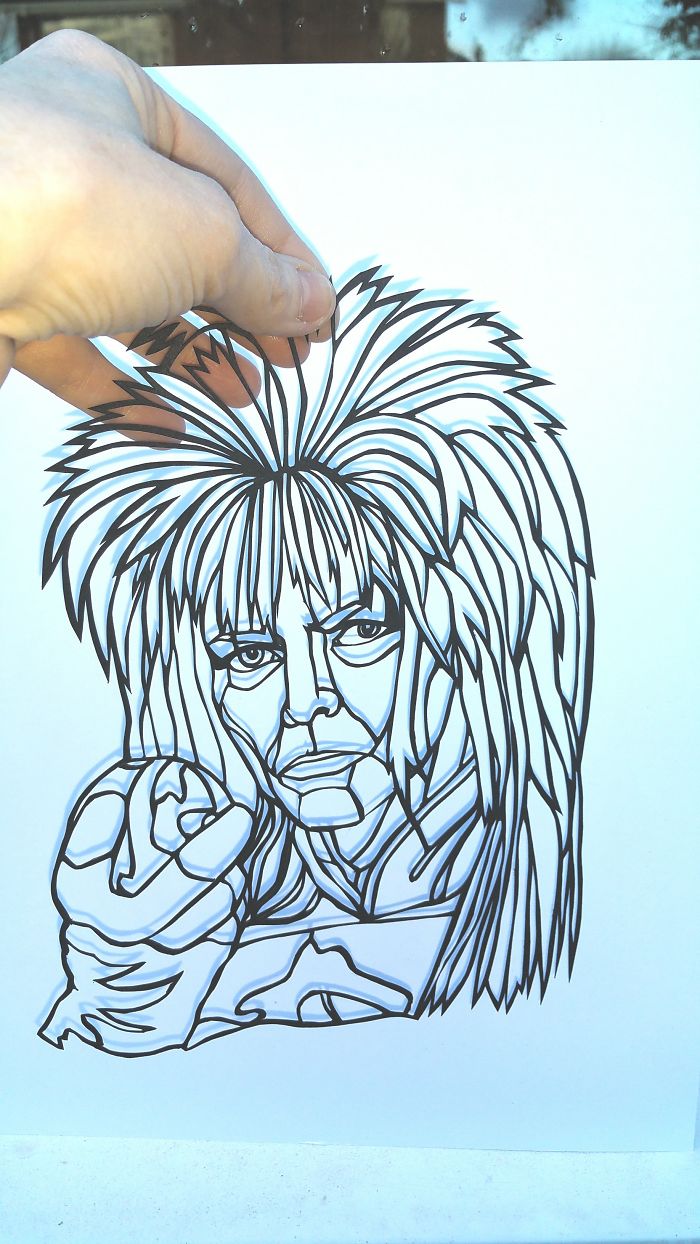 Handcut From Paper. The Goblin King #fanart