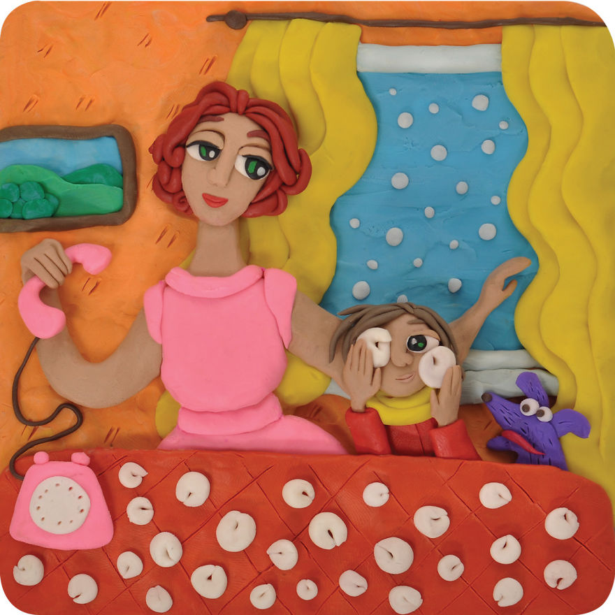 30 Years Ago My Parents Got Married, So I Made This Book For Them Based On Childhood Memories