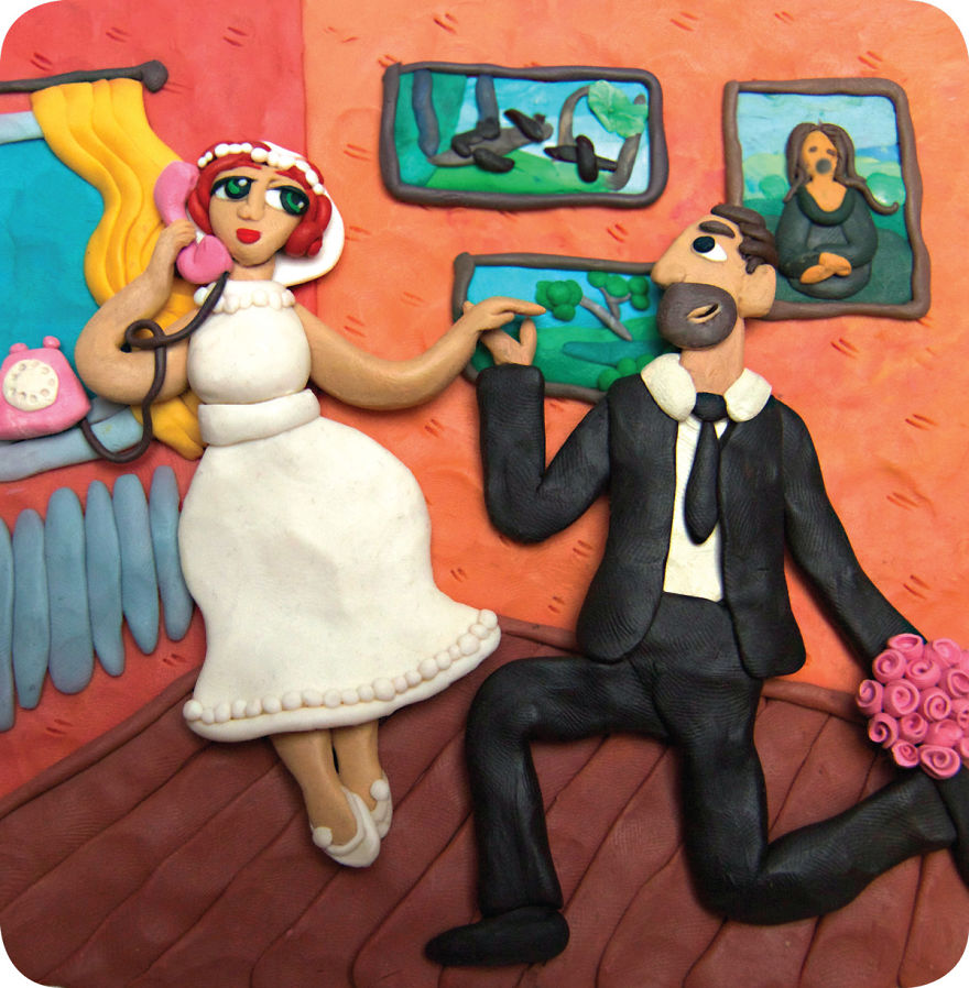 30 Years Ago My Parents Got Married, So I Made This Book For Them Based On Childhood Memories