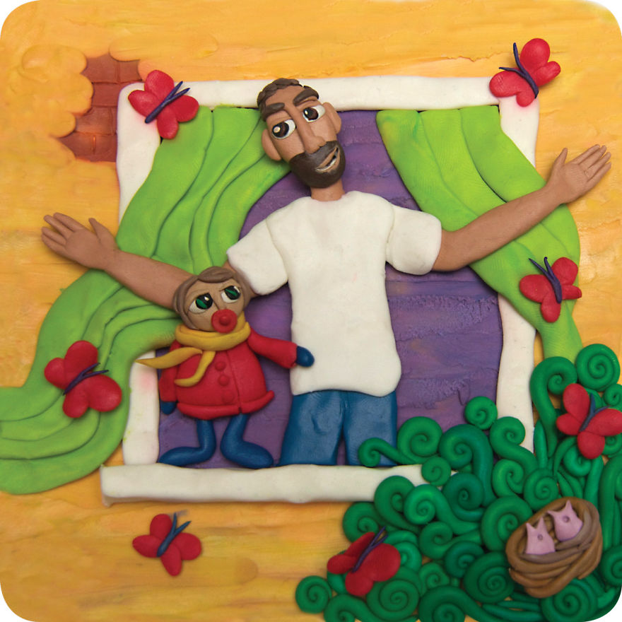 30 Years Ago My Parents Got Married, So I Made This Book For Them Based On Childhood Memories