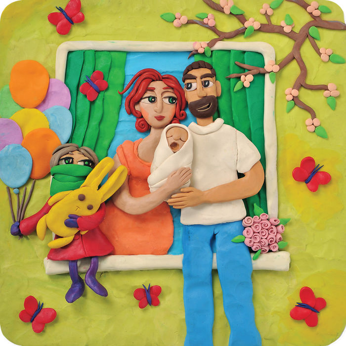 30 Years Ago My Parents Got Married, So I Made This Book For Them Based On Childhood Memories