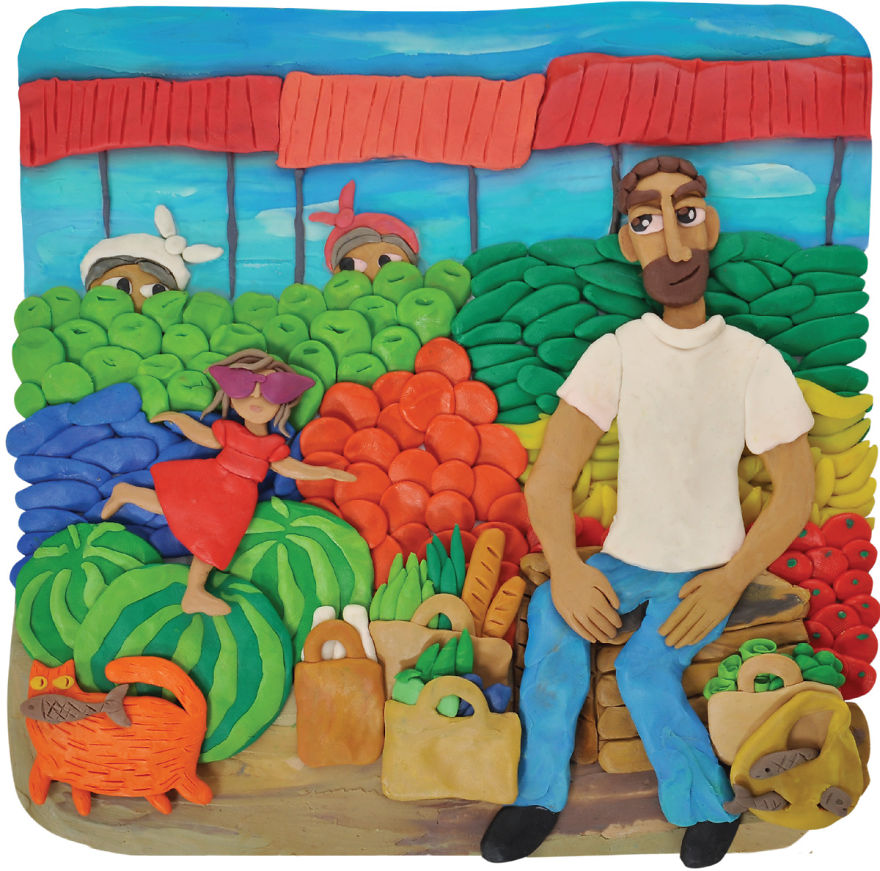 30 Years Ago My Parents Got Married, So I Made This Book For Them Based On Childhood Memories