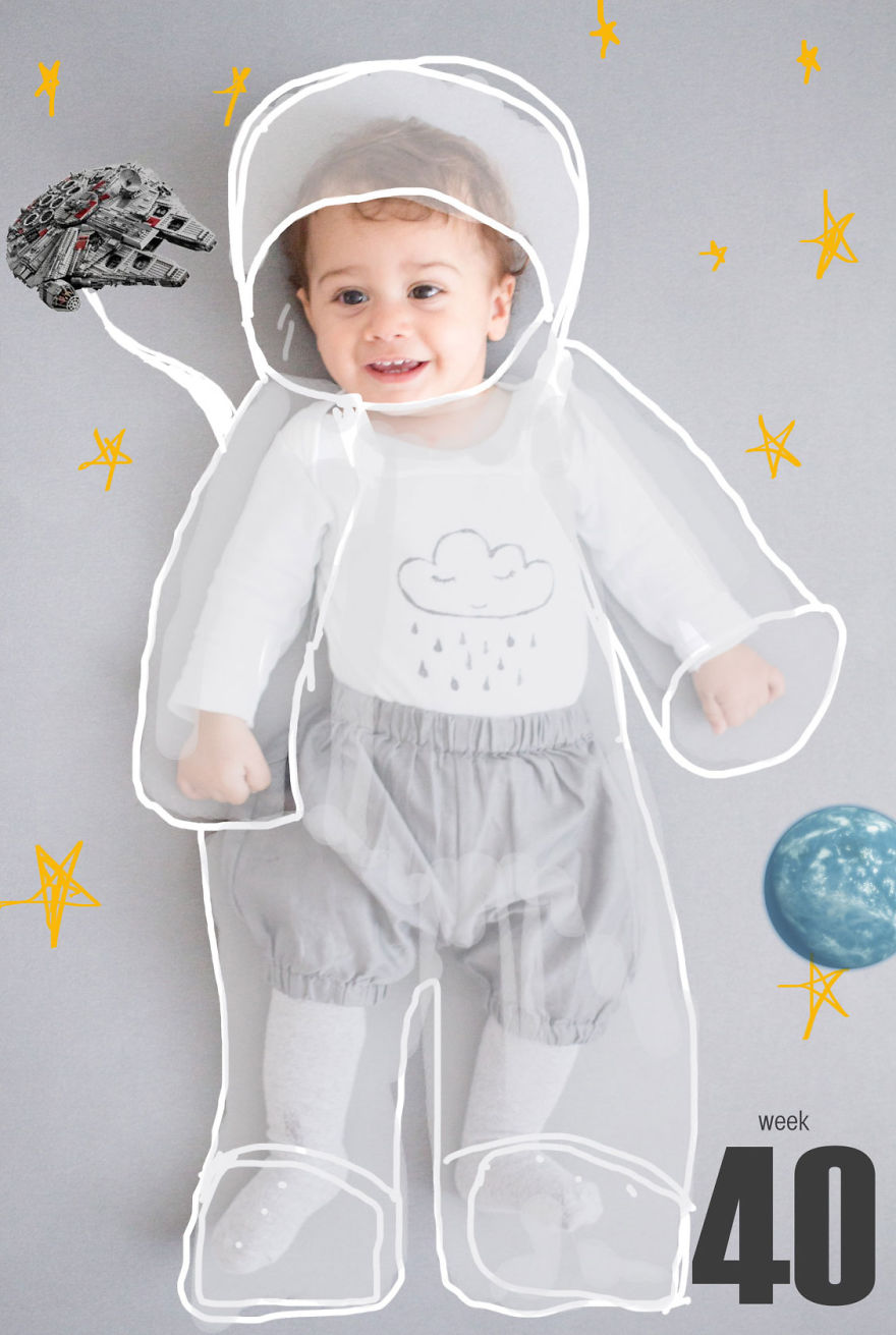 I Photographed My Baby For 52 Weeks To Show The Process Of Becoming A Human