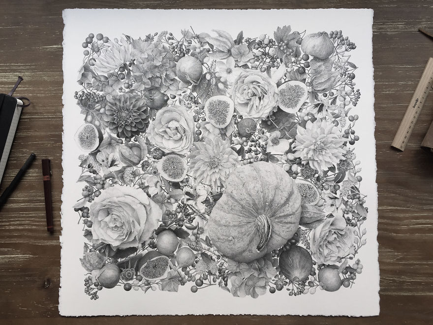 7 Million Dots And 370 Hours Later, I Present My Piece Called 'Autumn' 7 Million Dots And 370 Hours Later, I Present My Piece Called 'Autumn'