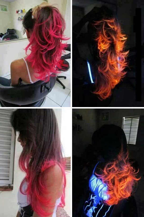 Glowing Hair