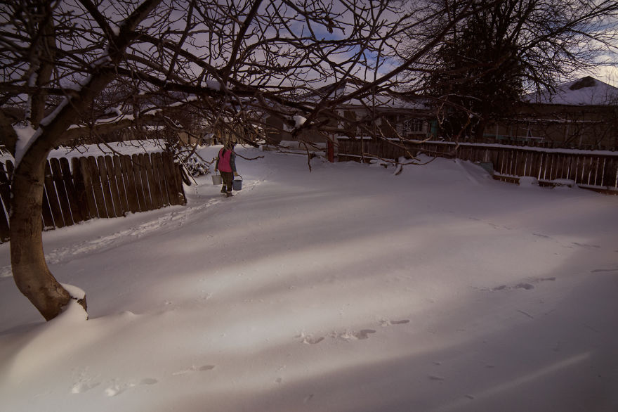 A Glimpse Of The Romanian Winter, Like In The Old Days