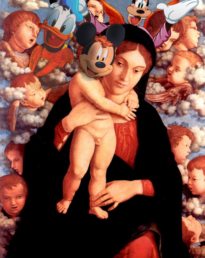 The Madonna Of The Cherubim By Andrea Mantegna