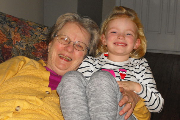 Great Grandma & 1st Great Grandchild.