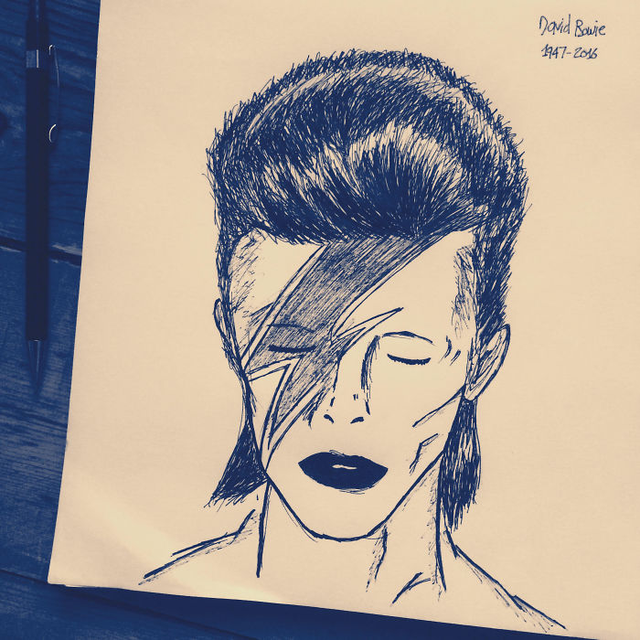 « Aladdin Sane » By Marine Chapoutot