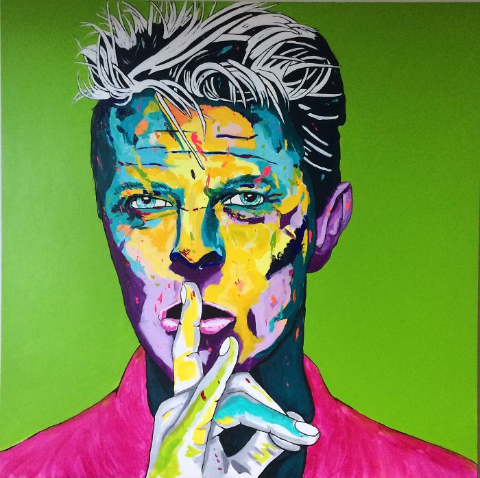 David Bowie By Ronald Hofman