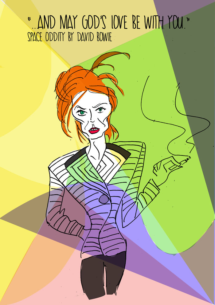 "and May God's Love Be With You", David Bowie.