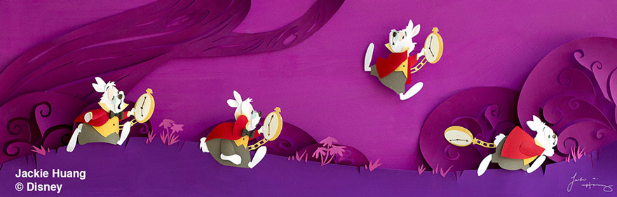 Artist Makes Disney Characters From Layers Of Paper Artist Makes Disney Characters From Layers Of Paper