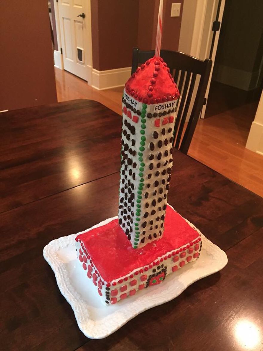 I Constructed Downton Abbey Out Of Gingerbread And Candy. It's All Edible.