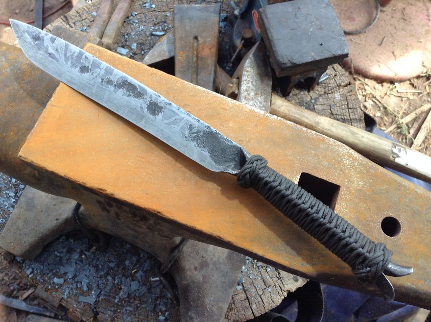 I Make Knives...recycling Never Burned This Bad:) I Make Knives...recycling Never Burned This Bad:)
