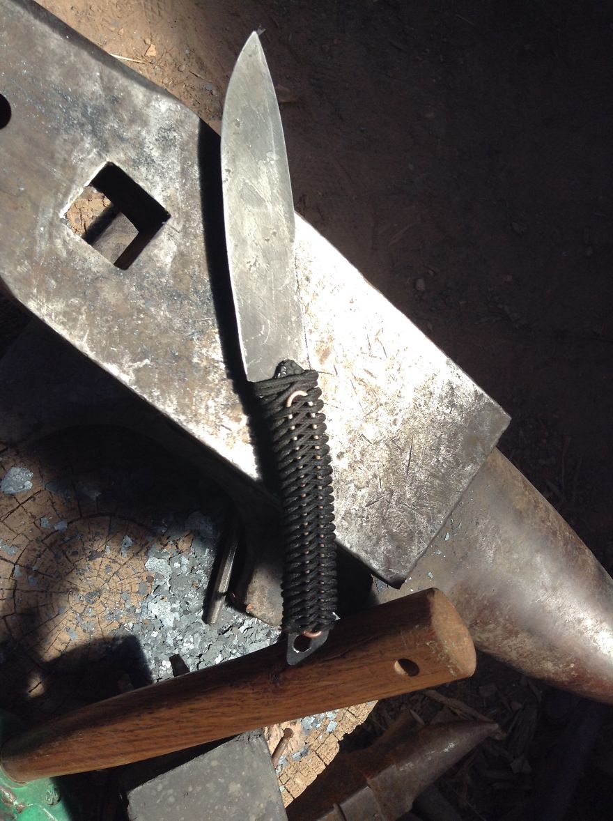 I Make Knives...recycling Never Burned This Bad:)