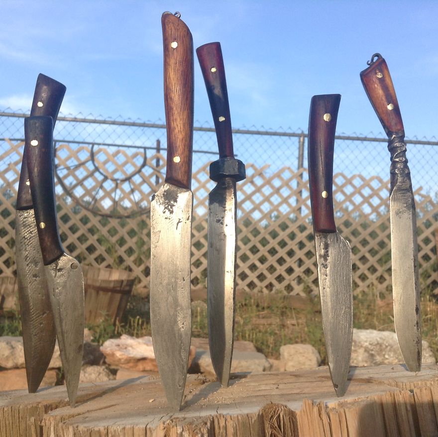 I Make Knives...recycling Never Burned This Bad:) I Make Knives...recycling Never Burned This Bad:)