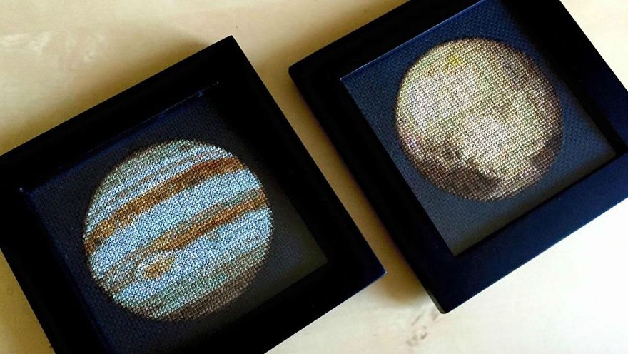 I’m Cross-Stitching The Solar System! I’m Cross-Stitching The Solar System!