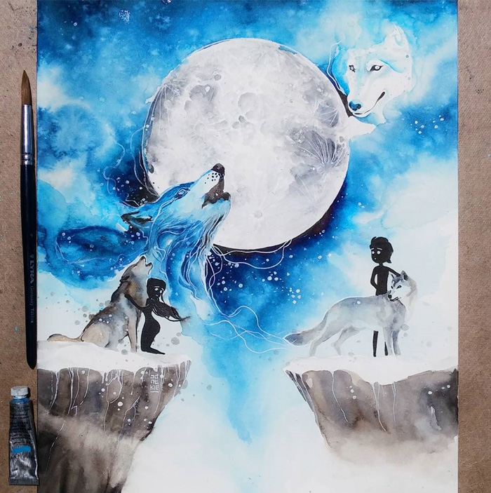 Watercolor Has An Unpredictable Character That Lets Me Create Expressive Animal Paintings