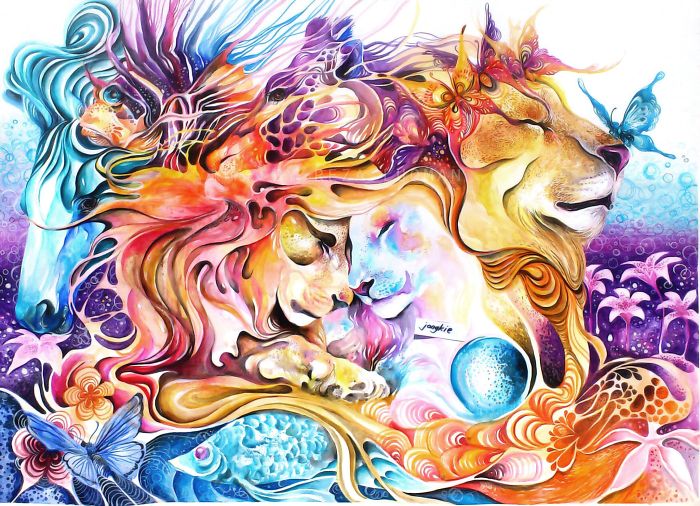 Watercolor Has An Unpredictable Character That Lets Me Create Expressive Animal Paintings Watercolor Has An Unpredictable Character That Lets Me Create Expressive Animal Paintings