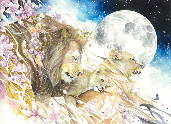 Watercolor Has An Unpredictable Character That Lets Me Create Expressive Animal Paintings Watercolor Has An Unpredictable Character That Lets Me Create Expressive Animal Paintings