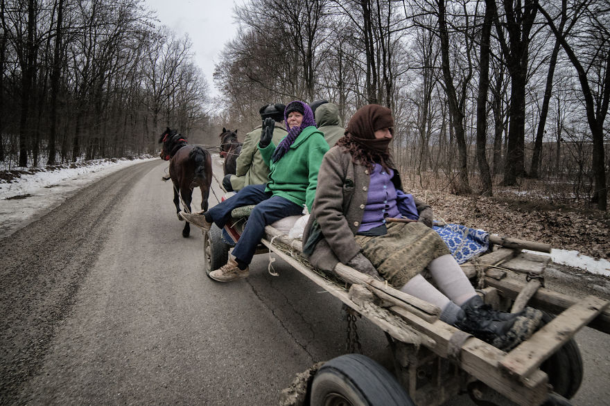A Glimpse Of The Romanian Winter, Like In The Old Days