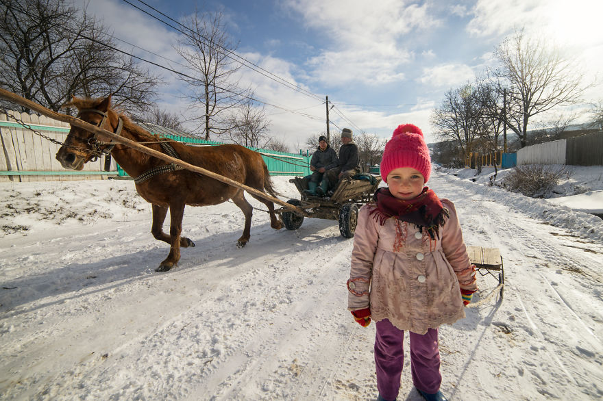 A Glimpse Of The Romanian Winter, Like In The Old Days A Glimpse Of The Romanian Winter, Like In The Old Days