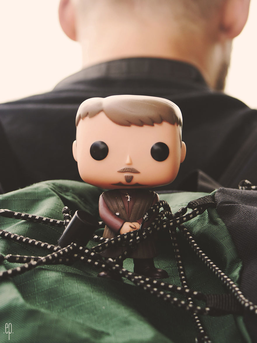 I Bought Petyr Baelish Pop! And Decided To Take Him With Me Whenever I Go On An Adventure.