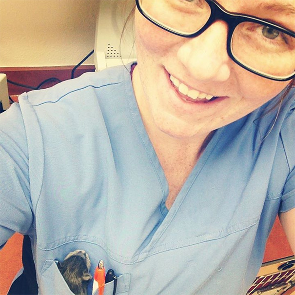 2 Day Old Kitten Sleeping In My Pocket