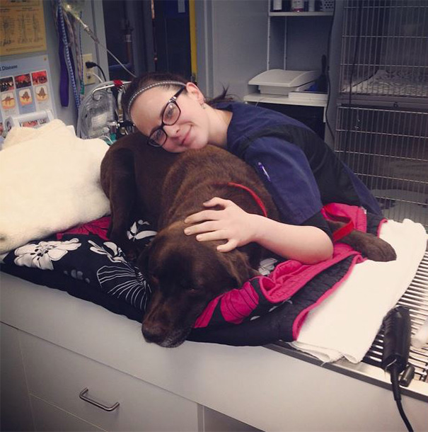 Giving My Patient Some Calming Massage