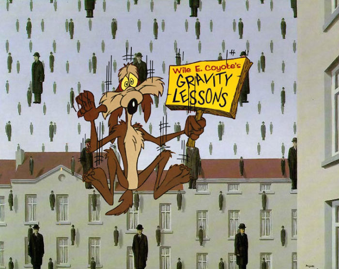 Golconda, By René Magritte