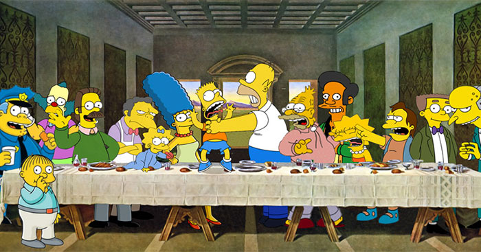 23 Classical Paintings Reimagined With Cartoon Characters