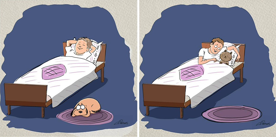 cats-vs-dogs-funny-illustrations-bird-born-8