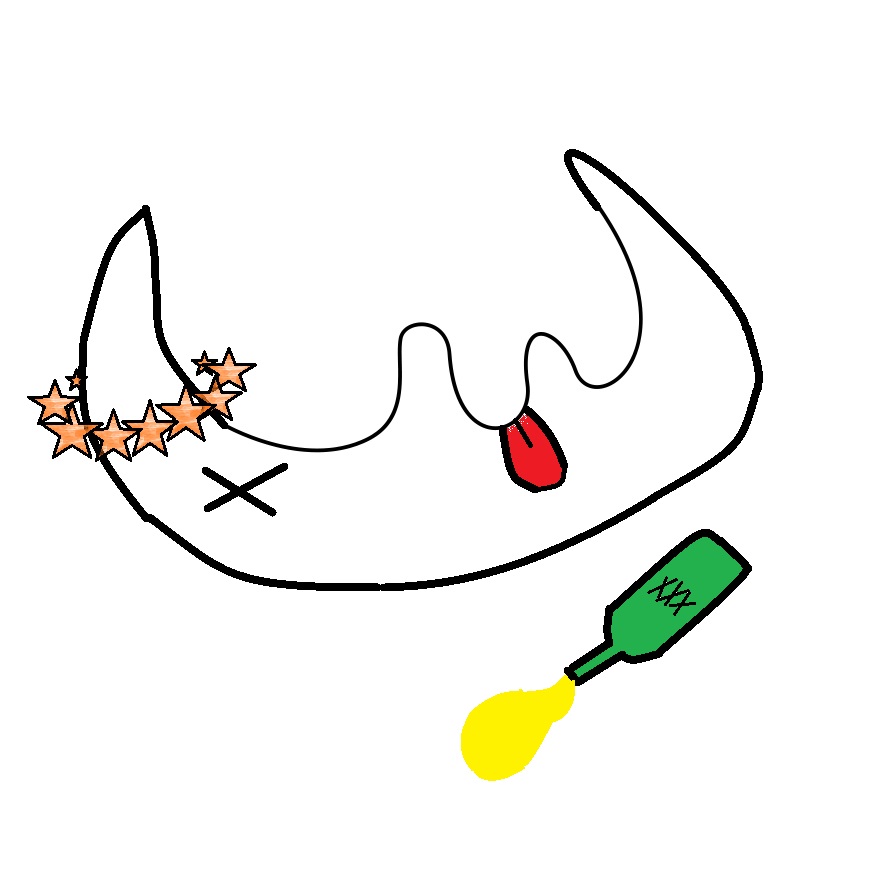 Passed Out Moon By A 30yrs Old