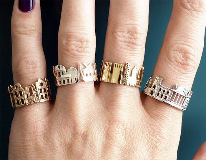 Architecture Rings Let You Wear Your Beloved Cities Wherever You Go