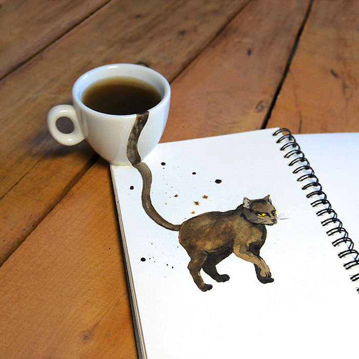 coffee-paintings-cats-elena-efremova-12 coffee-paintings-cats-elena-efremova-12