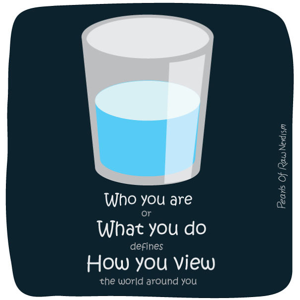 Different Perspectives Based On One Glass