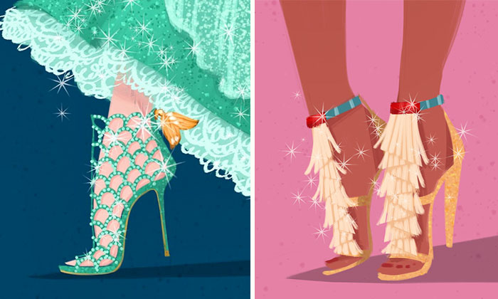 If Disney Ladies Wore Designer Shoes