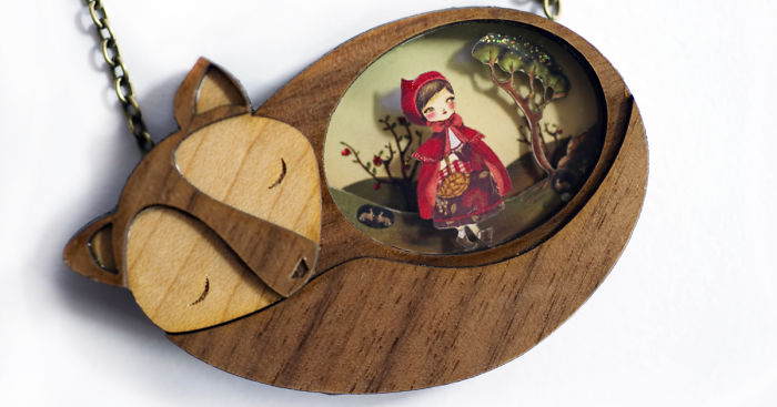 We Create Fairy-Tale Inspired Necklaces With Tiny Scenes Inside