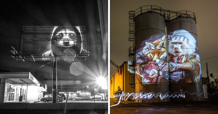 Stylish Hipster Animals Take Over The Buildings Of Orlando