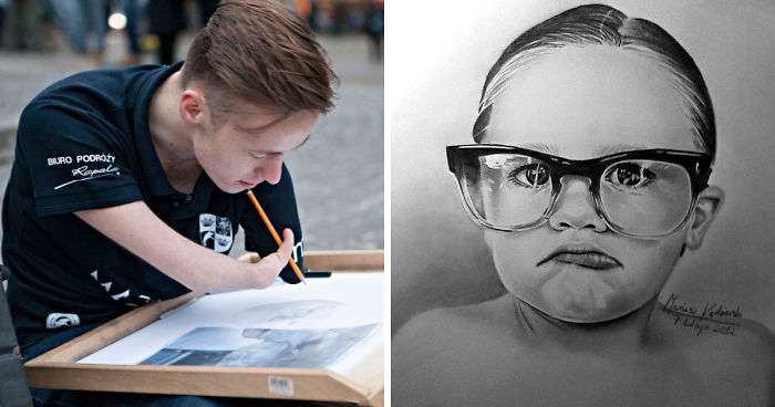 I Was Born Without Arms But I Still Manage To Fulfill My Dream Of Drawing Realistic Paintings
