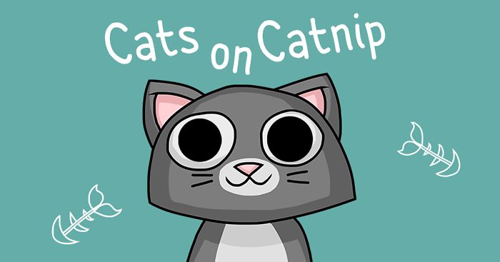 Cats On Catnip: I Illustrated The 7 Stages They Go Through