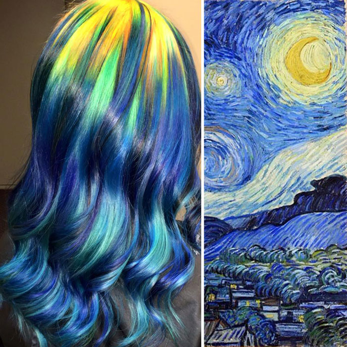 Hairstylist Turns Hair Into Classic Art